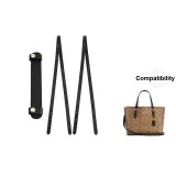 (Black) Mollie 25 Shoulder Strap (2 Pack)+Black-Pressure Relief Shoulder Pads (New Version More Invisible)