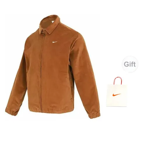 Nike Jackets Men Brown Gift Bag