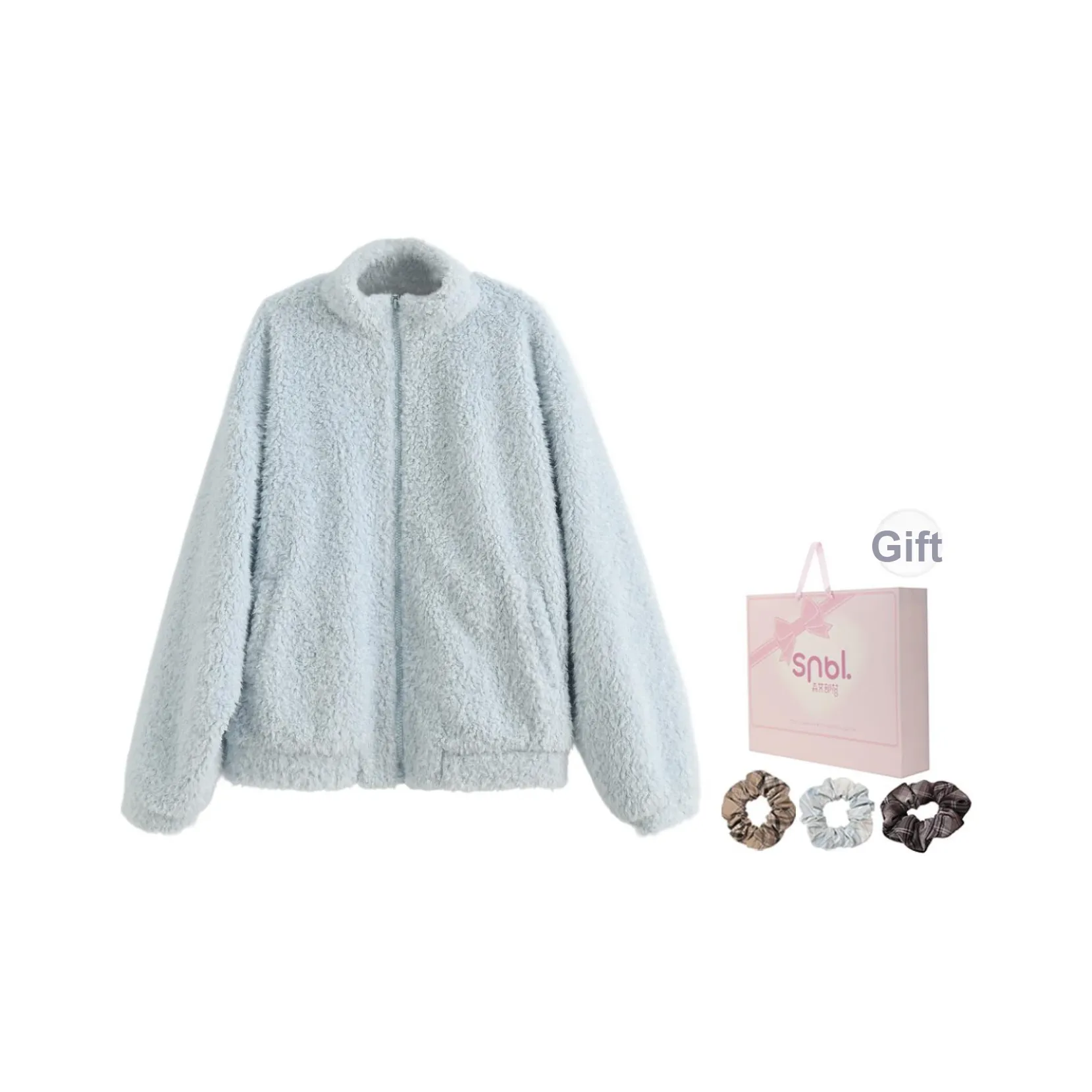 SNBL Синий Женские Бархатные Куртки