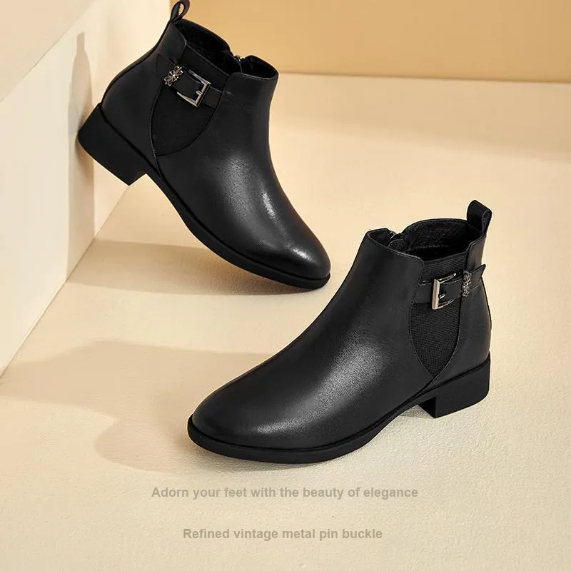 DG Ankle Boots Women's Gray-3