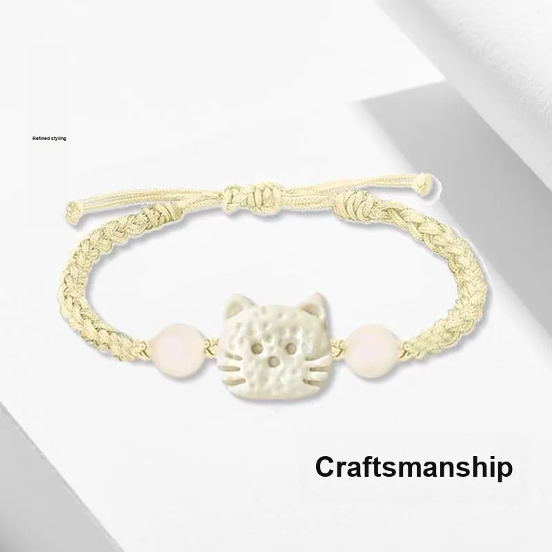 YUSHENGQING Colored Glaze Bracelets Unisex-2