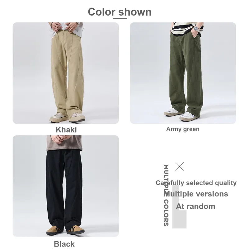 WOOD SOON Casual Pants Unisex-14