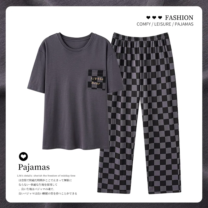 CAIHENGTONG Men Pajama Sets-25