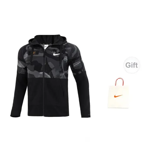 Nike Dri-Fit Jackets Men Black Gift Bag