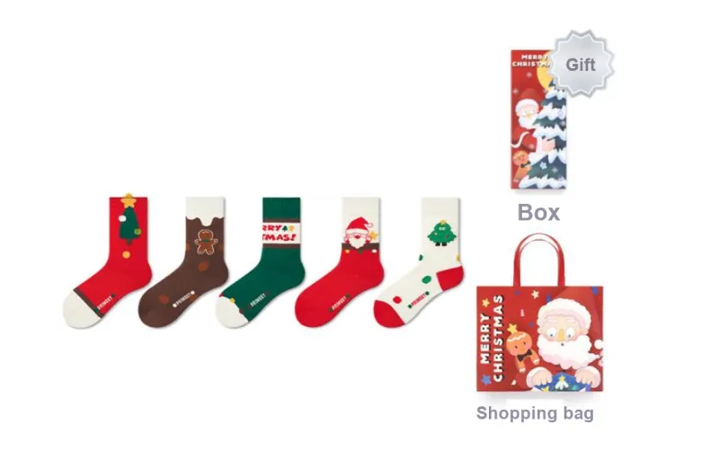 Primeet Mid Calf Socks Unisex Combo Set-9