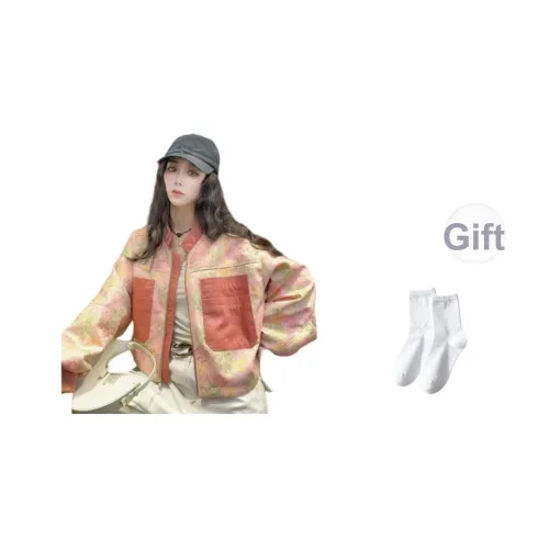 ONENINE34PM Короткий Розовый Пальто Унисекс Куртки