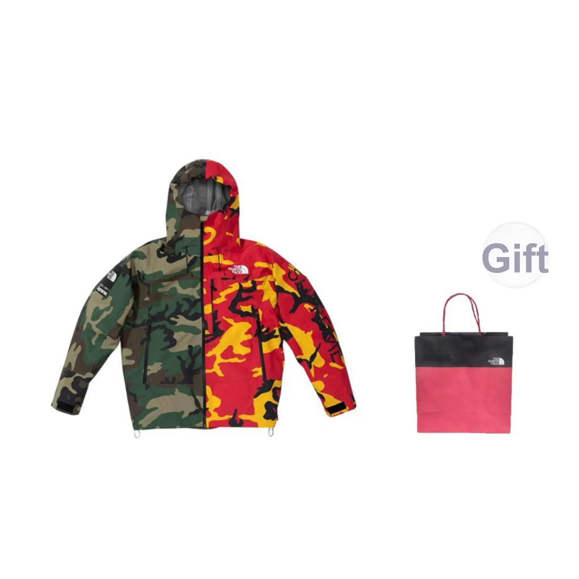 Supreme X THE NORTH FACE Split Taped Seam Shell Jacket 'Camo'