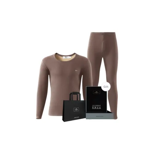 SEPTWOLVES Термический комплект мужской черный золотой коробка