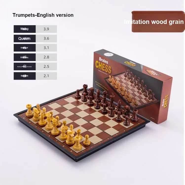 Gollum Magnetic Chess, Foldable Convenient Storage Magnetic Entertainment Board Games-3