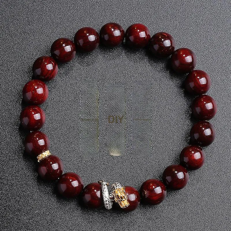 MUSHENGYUAN Rosewood Bracelets Unisex-3