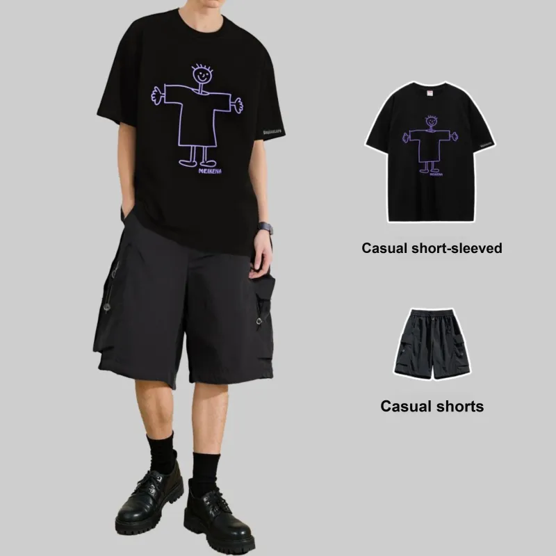 Ganbostore Casual Sportswear Unisex-2