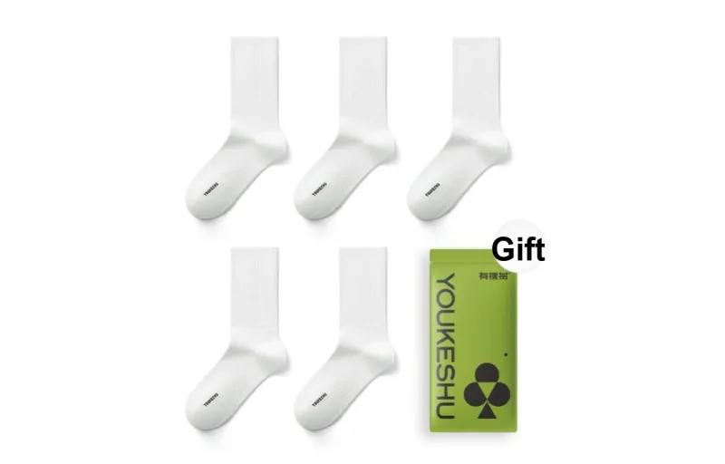 YOUKESHU Unisex Mid Calf Socks-74