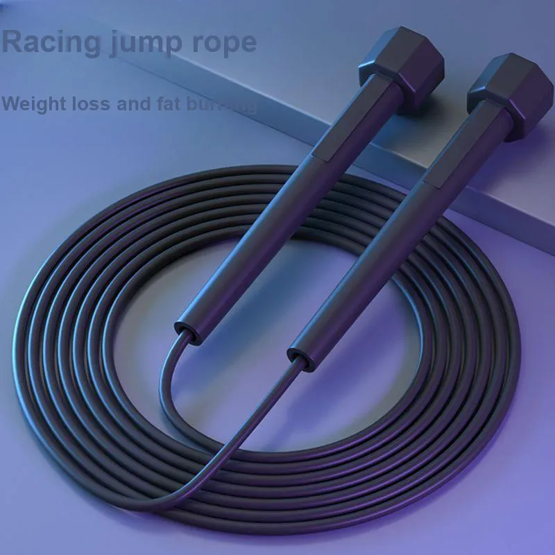 SuperFire Sports & Fitness Non Countable Jump Ropes Unisex PVC 2.9m Black-1