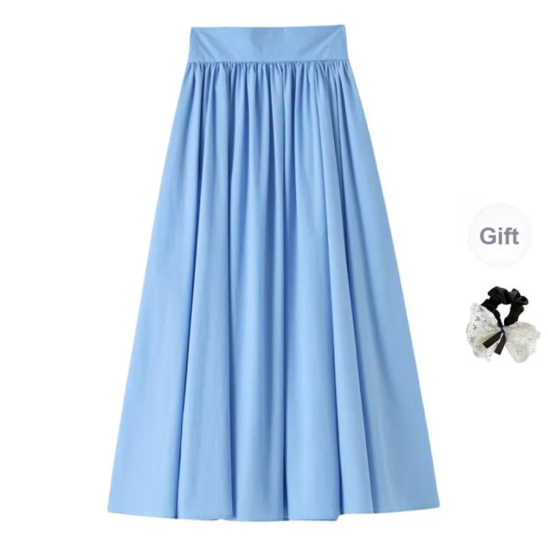 TUSHIFEI Casual Long Skirt Women's-4