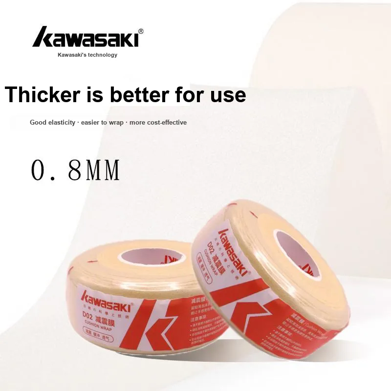 Kawasaki Badminton Rackets Polyurethane Unisex 3cm*2000cm*0.8mm Adjustable Grip Feeling-2
