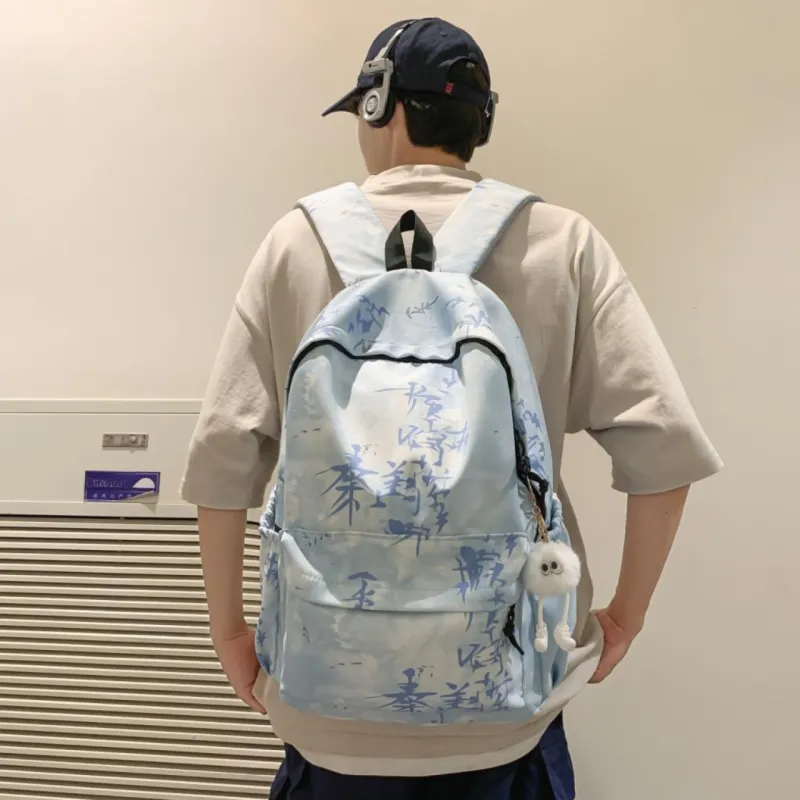 BAODIDAISHU Nylon Backpack Regular Unisex Multicolor-24