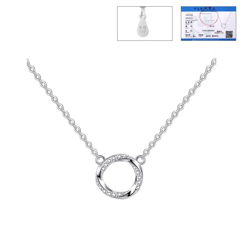Daisy Dream Full Sterling Silver Necklaces Women's-3