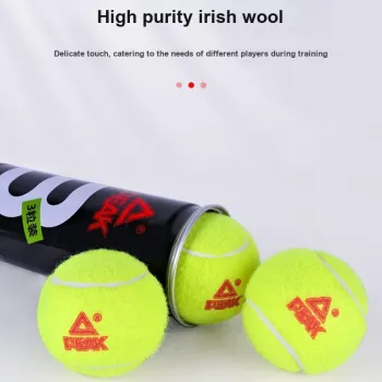 PEAK Tennis Balls Wool Training Ball Indoor Training Ball 65.6 68.5mm Yellow