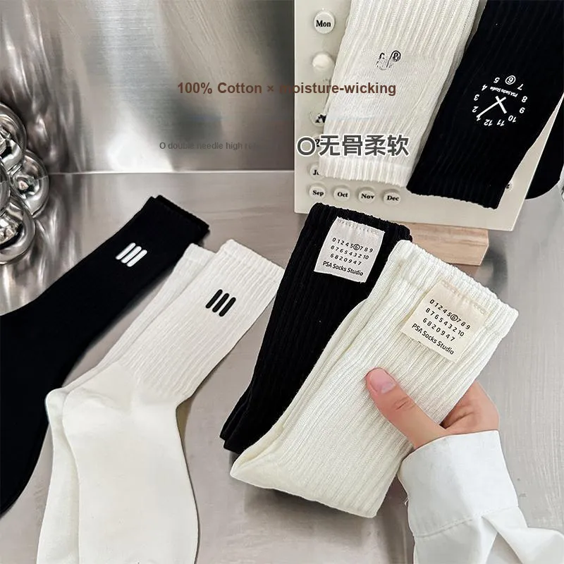 Lan Miao Knee High Socks Women's Combo Set-1
