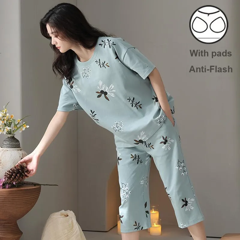 GOSO Pajama Set Women's Turquoise-2