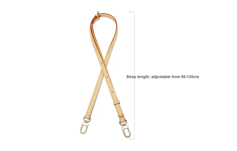 Lan Bao Fan Cow Leather Bag Strap Women's Brown/Color Changing-6