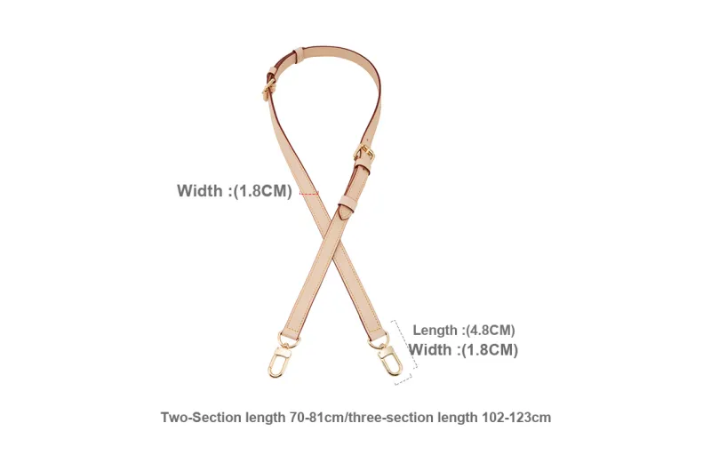 Ingenuity Handmade Cow Leather Bag Strap Women's Beige-25