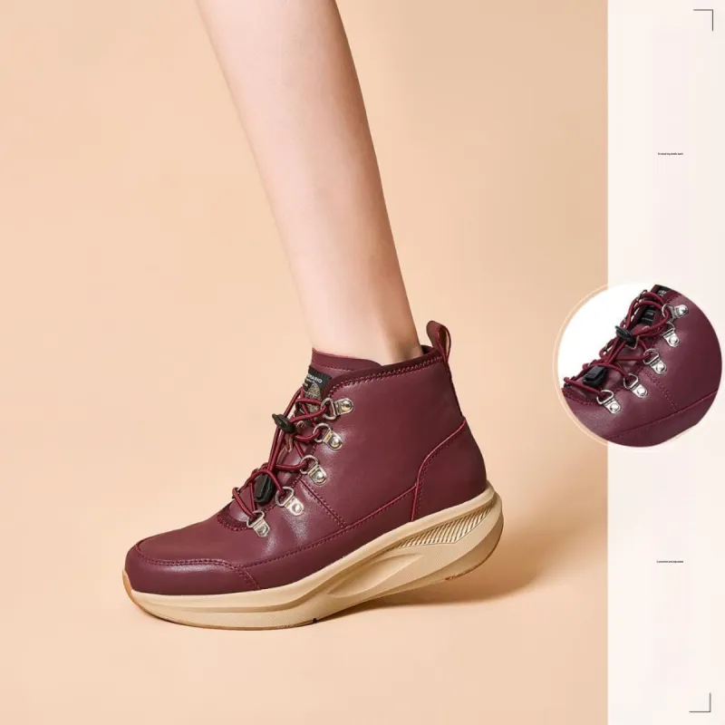 Joy&Mario Height Increasing Mid-Top Casual Shoes 4cm Women's-13
