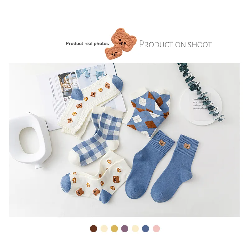 2323 Women's Mid-Calf Socks-2