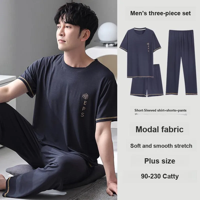 MADALLO Pajama Set Men's Dark Blue-5