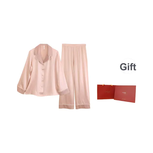 JINSANT Пижамный комплект женский Gift Box Set Цвет персиков Overflow Розовый