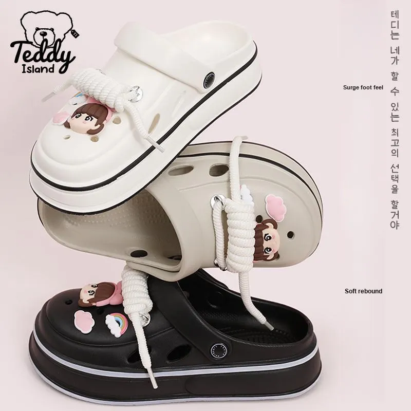 TEDDY ISLAND Cute Cartoon EVA Soft Sole Home Slip Resistant Comfortable Clogs-12