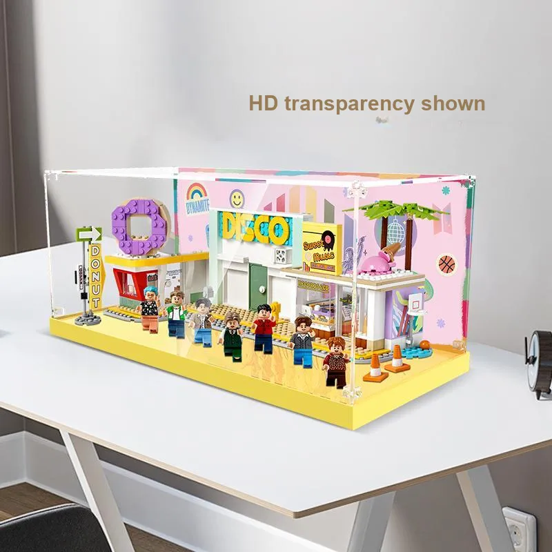 LIGHT YOUR BRICKS Compatibility Building Block 21339BTS BTS Display Case Model Accessories-2