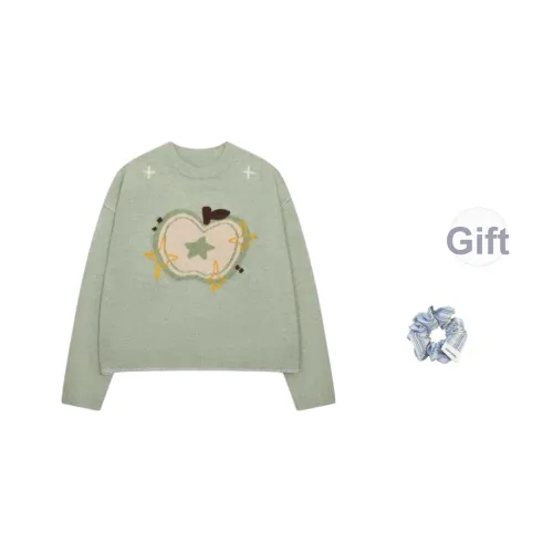 KYKW Зеленая резинка для волос подарок унисекс трикотаж