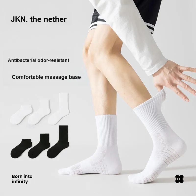 JKN Unisex Mid Calf Socks-1