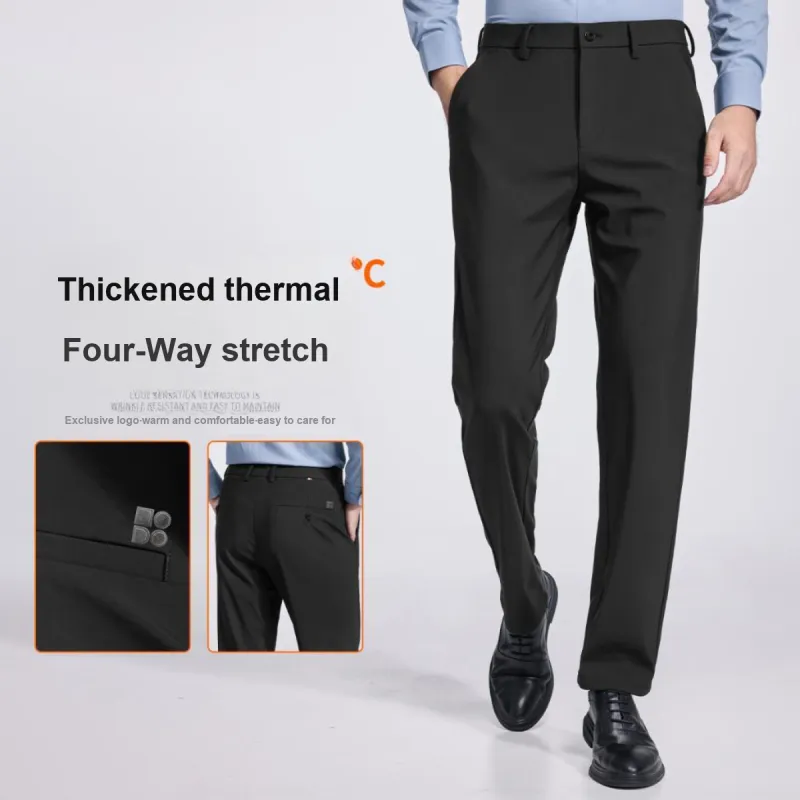 Red bean Suit Trousers Men-0