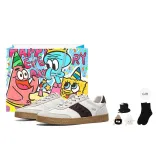 Korean White/Chocolates Dark Brown (Free Birthday Shopping Bag+Coal Ball Decoration+Shoelace+Socks)