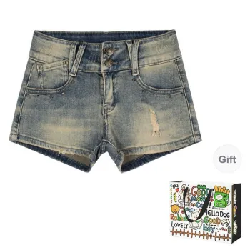 DEDY Denim Shorts Women's Image Color