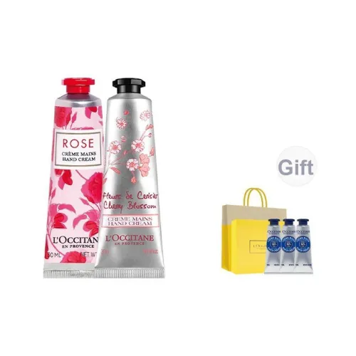 LOCCITANE Shea Розовый Вишневый цветок Классический Essence Крем для рук Набор Ароматический Увлажняющий Гидратирующий 30 мл*3 30 мл*6