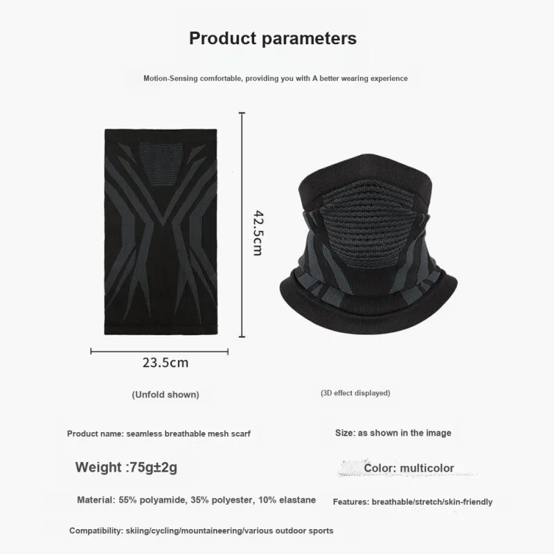 TANLU Riding Equipment Face Mask Outdoor Unisex Polyamide Polyester Elastane 42.5*23.5CM Multiple Colors-2