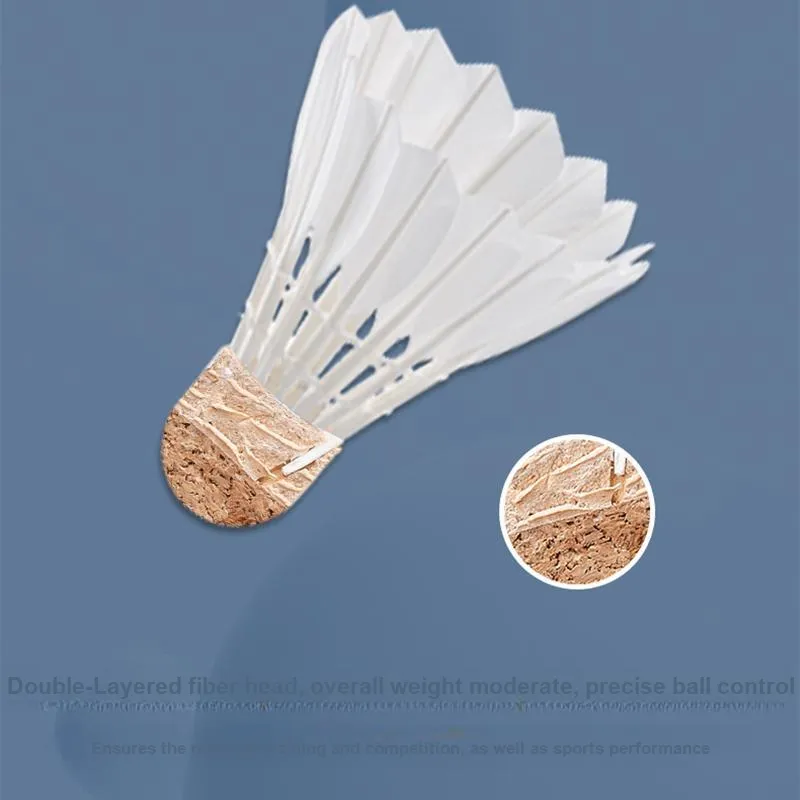 Kawasaki Goose Feather Shuttlecock 10 Pack Goose Feather Shuttlecocks-6