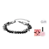 Obsidian Double-Layer Bracelet