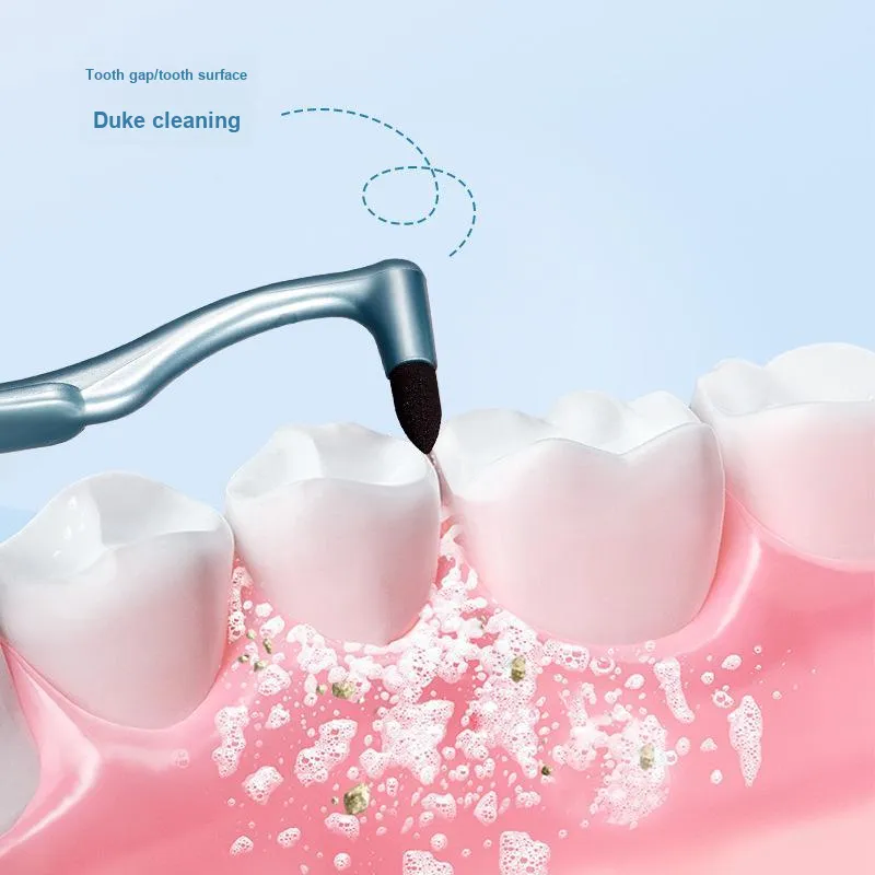 GECOMO Teeth Stain Removal Brush Toothbrushes Non Invasive Tooth Scaling Portable Dental Cleaner-5