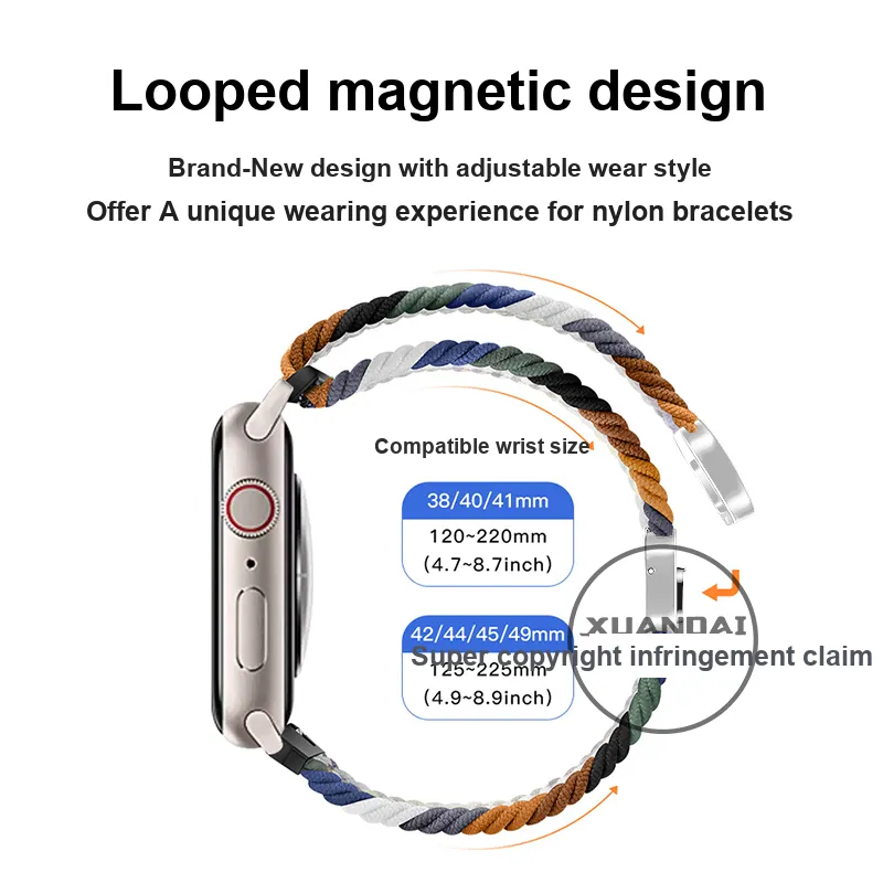 Fly Watch Band Apple Compatibility Nylon Material-4