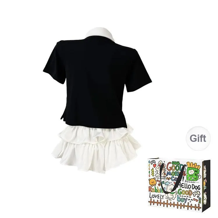 OURUOKE Two Piece Skirt Sets Women's-1