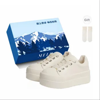 Fawn Miri Anti Slip And Wear Resistant Height Increasing Low Top Skateboard Shoes Women's