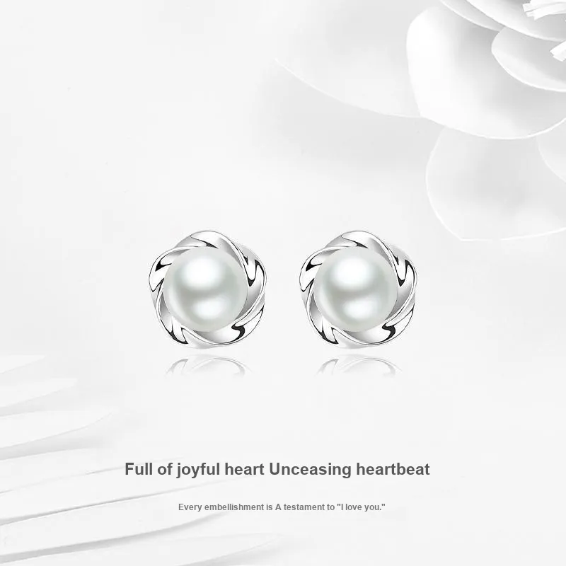 JUICY GRAPE Pearl Stud Earrings Women's-1