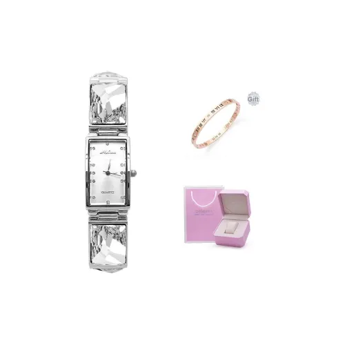 Melissa Кварцевый механизм Часы Женские Серебристый циферблат