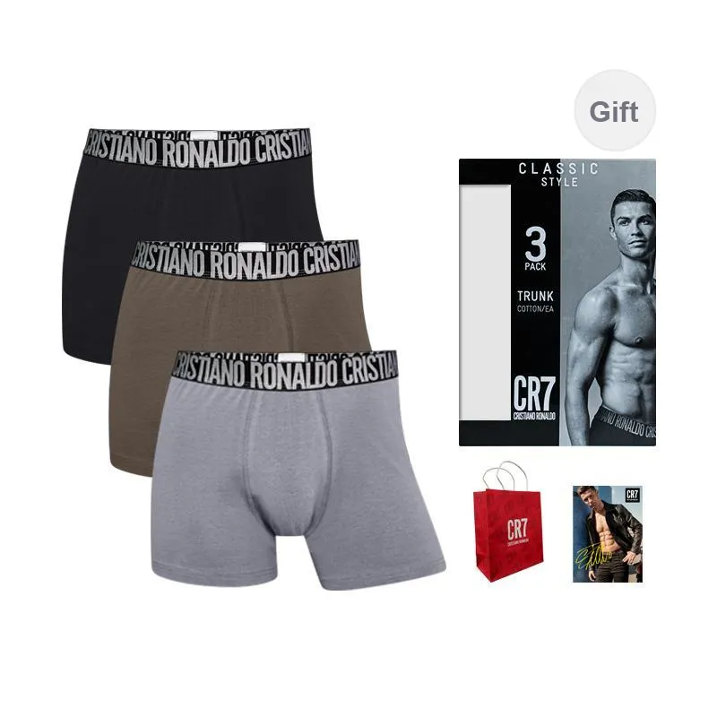 CR7 CRISTIANO RONALDO Underpants Men's 3 Pack Mixed Color Includes Box-0
