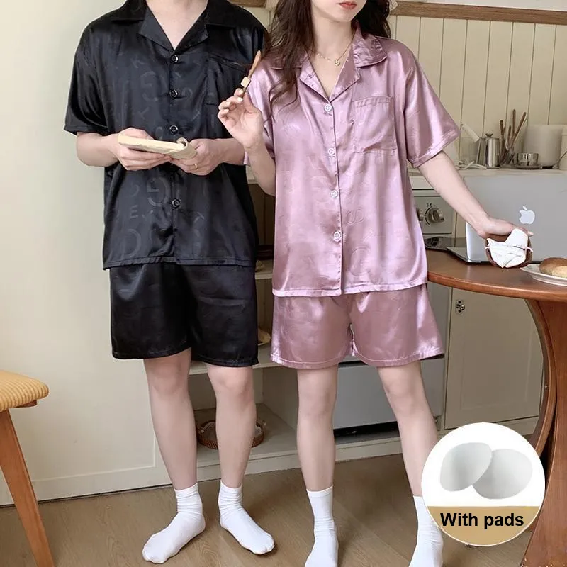YUZHAOLIN Pajama Set Summer Unisex-1