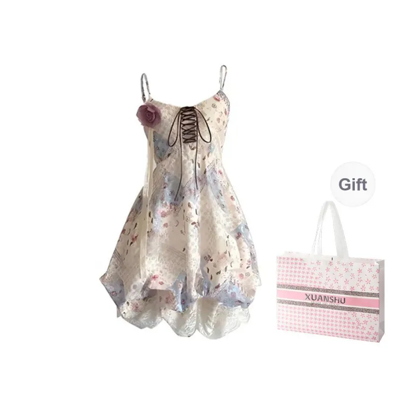 XUANSHU Slip Dresses Women's Multicolor-2